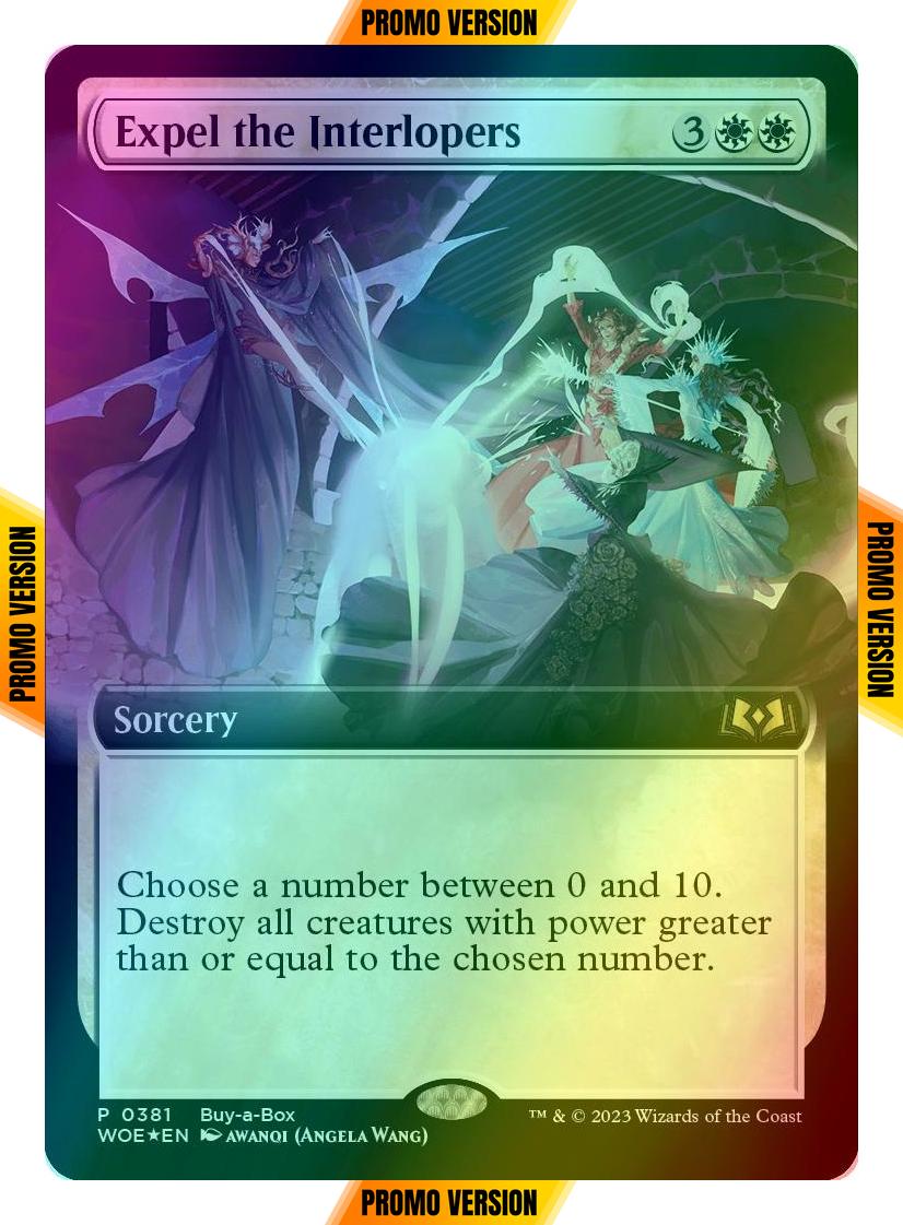 Expel the Interlopers [381] [Extended Art] [Buy A Box] [Wilds of Eldraine] [Foil]