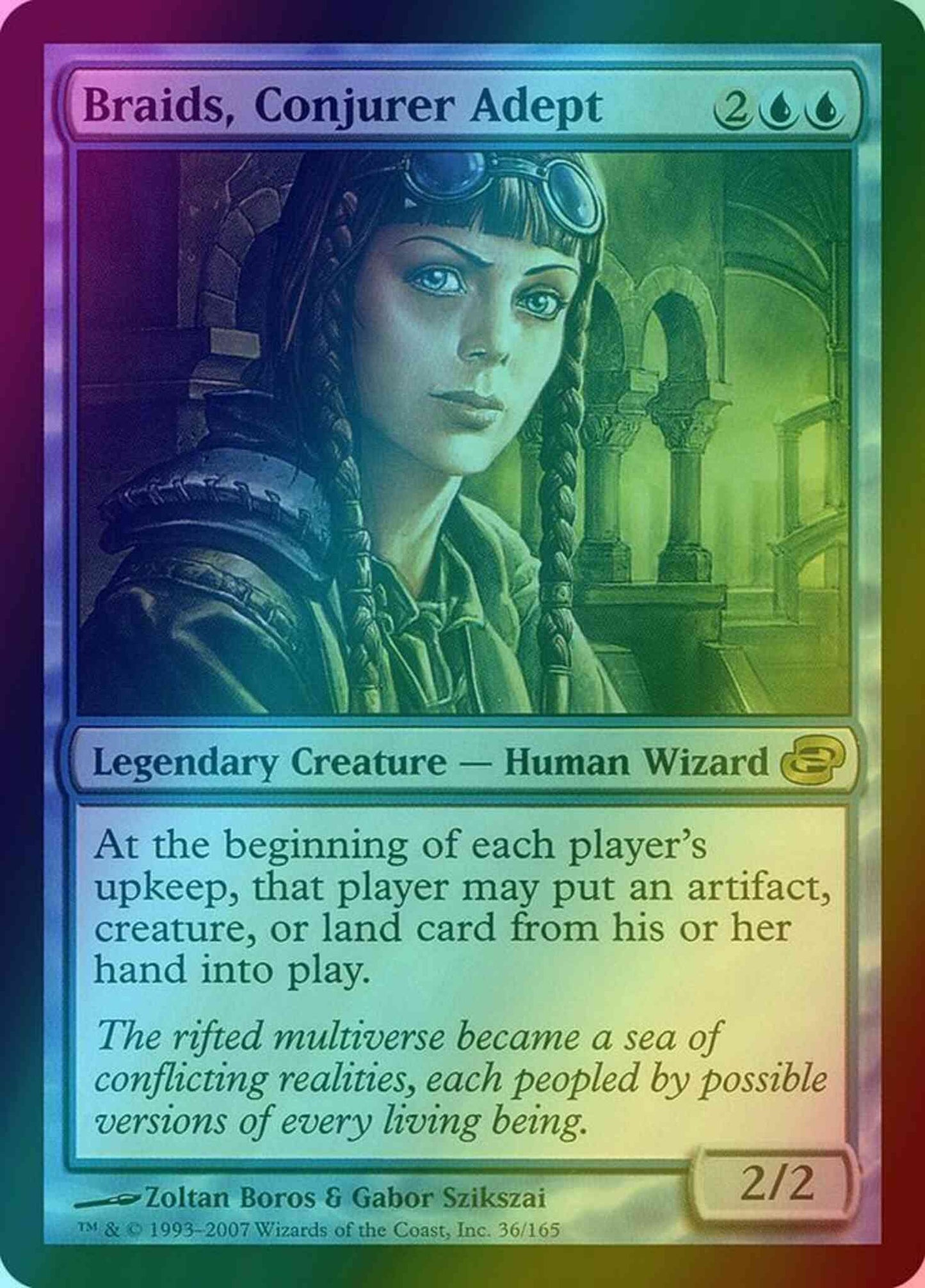 Braids, Conjurer Adept [36] [Planar Chaos] [Foil]