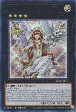 Minerva, the Exalted Lightsworn - Silver - BLC1-EN013 - Ultra Rare - 1st Edition