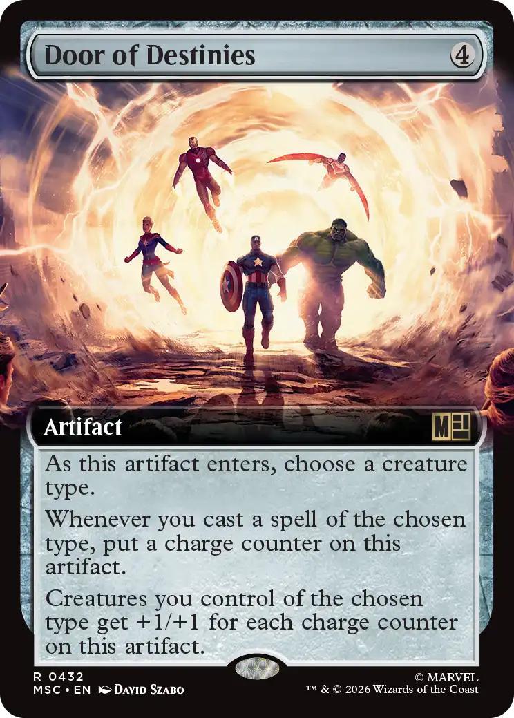 Door of Destinies [432] [Extended Art] [Marvel Super Heroes: Commander] [Non-Foil]