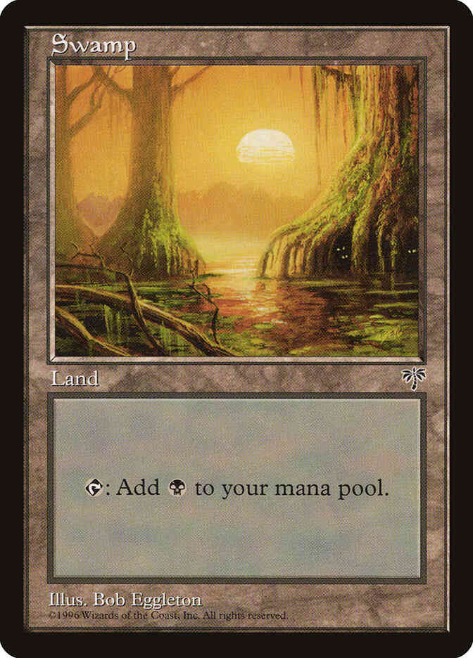 Swamp [339] [Orange Sky] [Mirage] [Non-Foil]