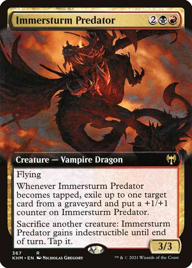 Immersturm Predator [367] [Extended Art] [Kaldheim] [Non-Foil]