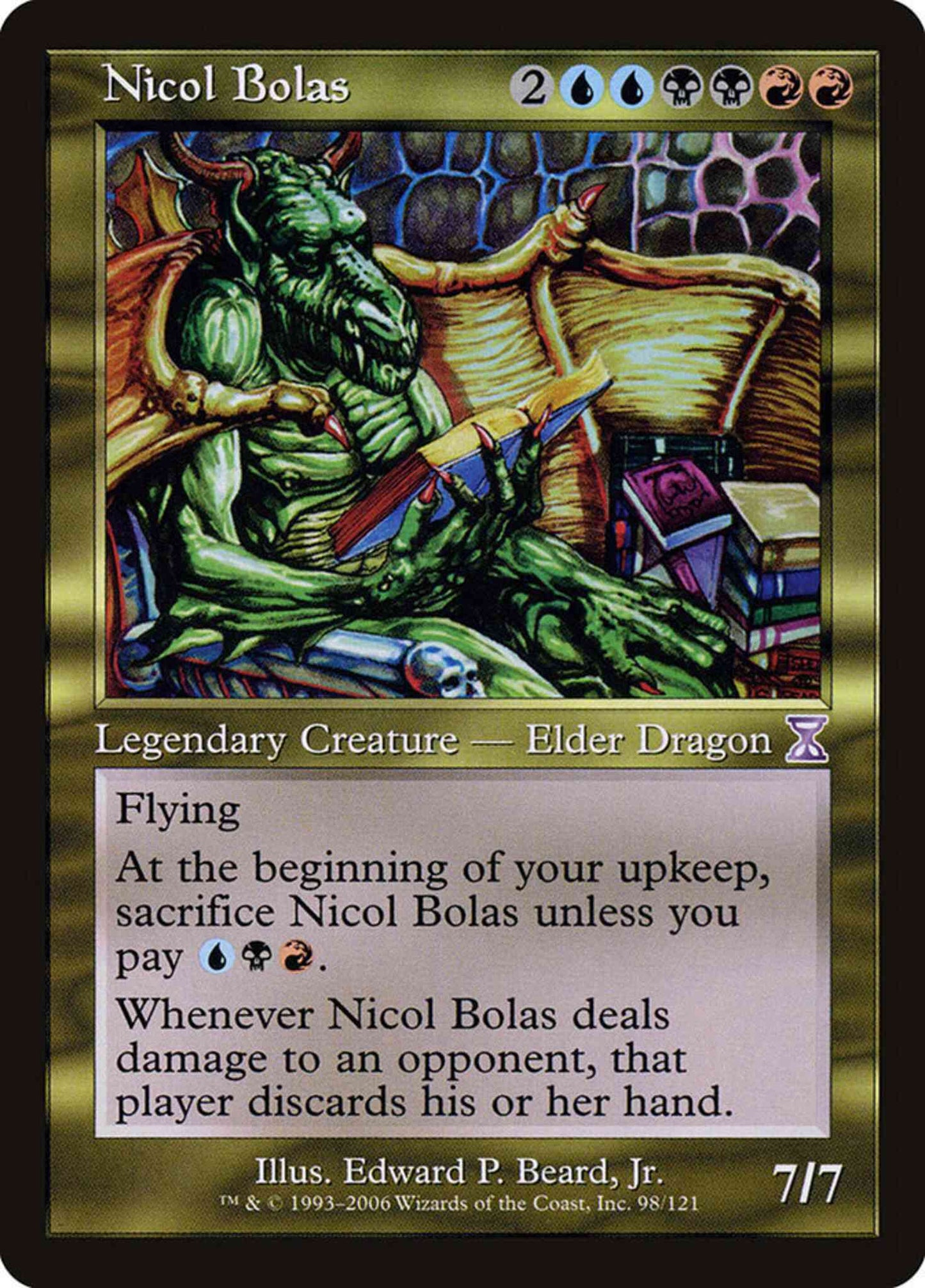 Nicol Bolas [98] [Time Spiral Timeshifted] [Non-Foil]