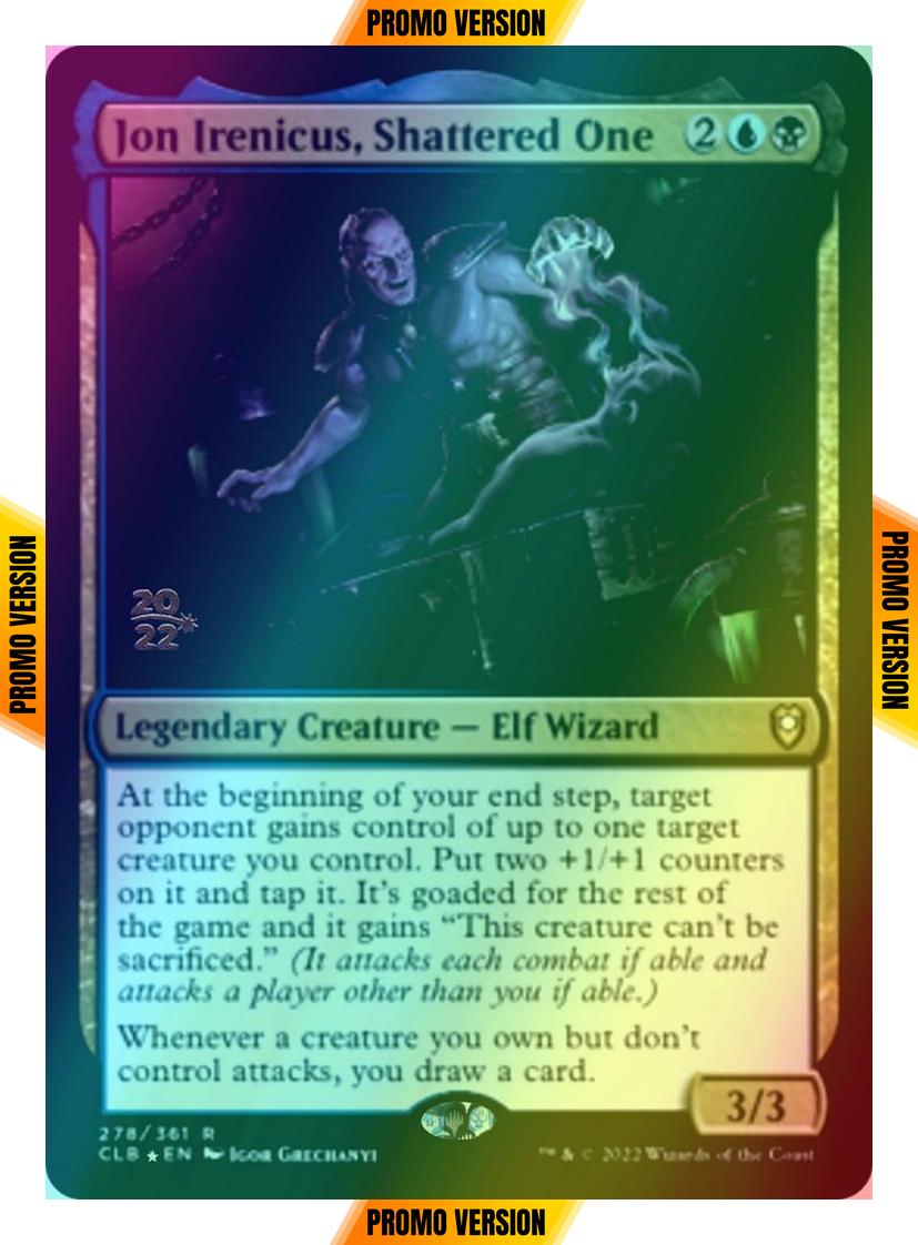 Jon Irenicus, Shattered One [278s] [Prerelease] [Commander Legends: Battle for Baldur's Gate: Promos] [Foil]