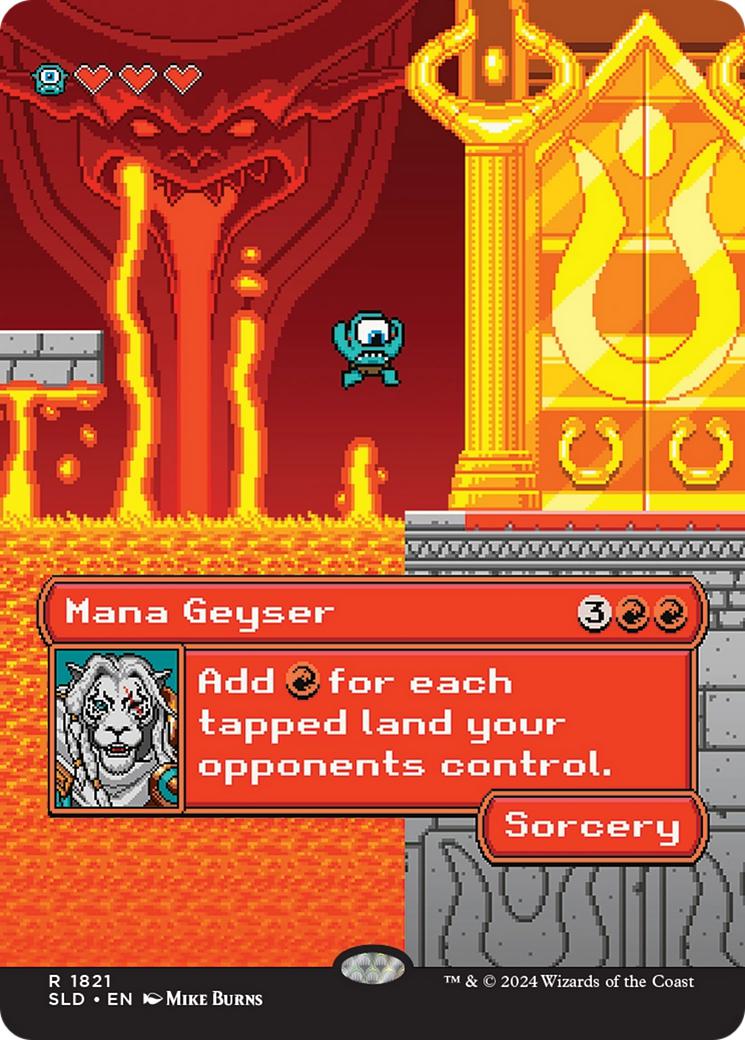 Mana Geyser [1821] [Borderless] [Extra Life 2024] [Secret Lair Drop] [Non-Foil]