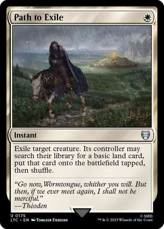 Path to Exile [175] [The Lord of the Rings: Tales of Middle-earth: Commander] [Non-Foil]