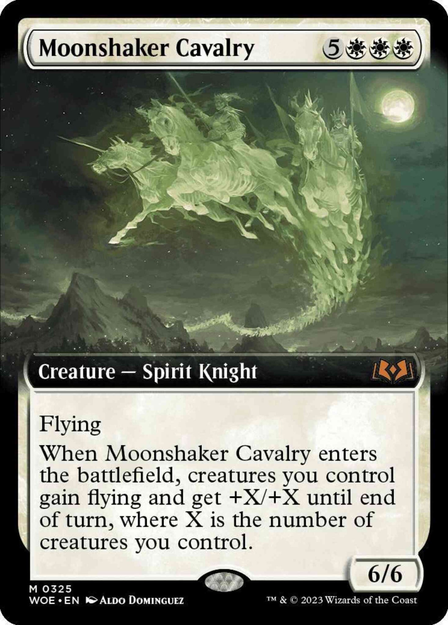 Moonshaker Cavalry [325] [Extended Art] [Wilds of Eldraine] [Non-Foil]