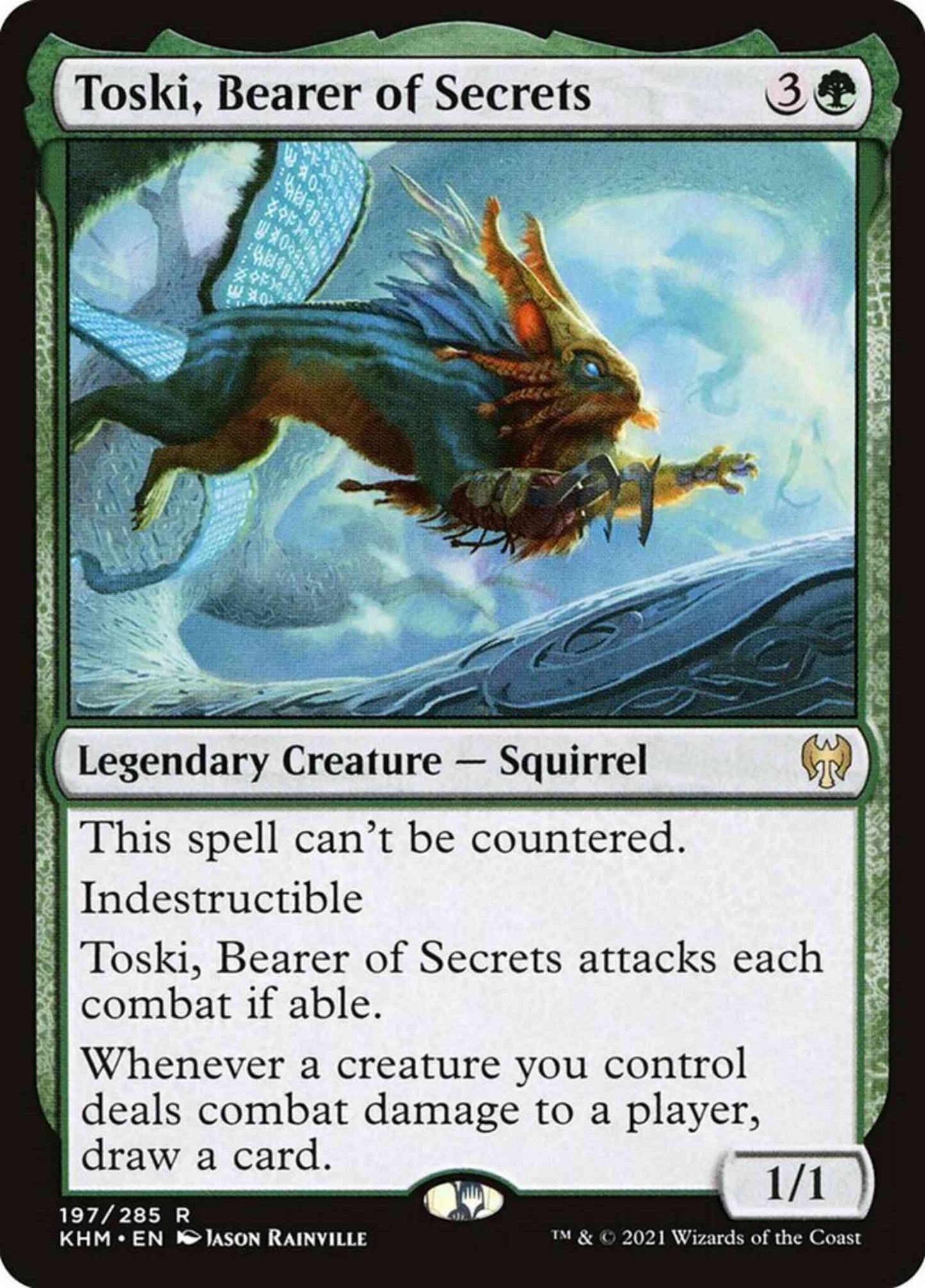 Toski, Bearer of Secrets [197] [Kaldheim] [Non-Foil]
