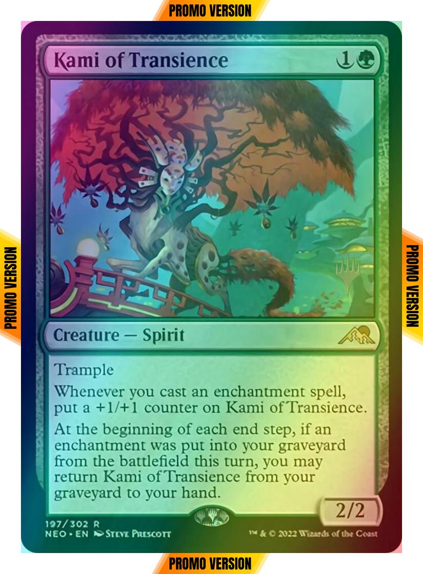 Kami of Transience [Promo Pack] [197p] [Kamigawa: Neon Dynasty: Promos] [Foil]