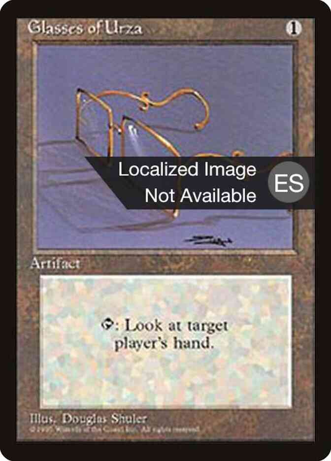Glasses of Urza - Spanish [321] [Fourth Edition Black Border: Spanish] [Non-Foil]