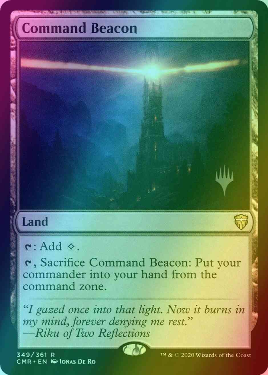 Command Beacon [349p] [Promo Pack] [Commander Legends: Promos] [Foil]