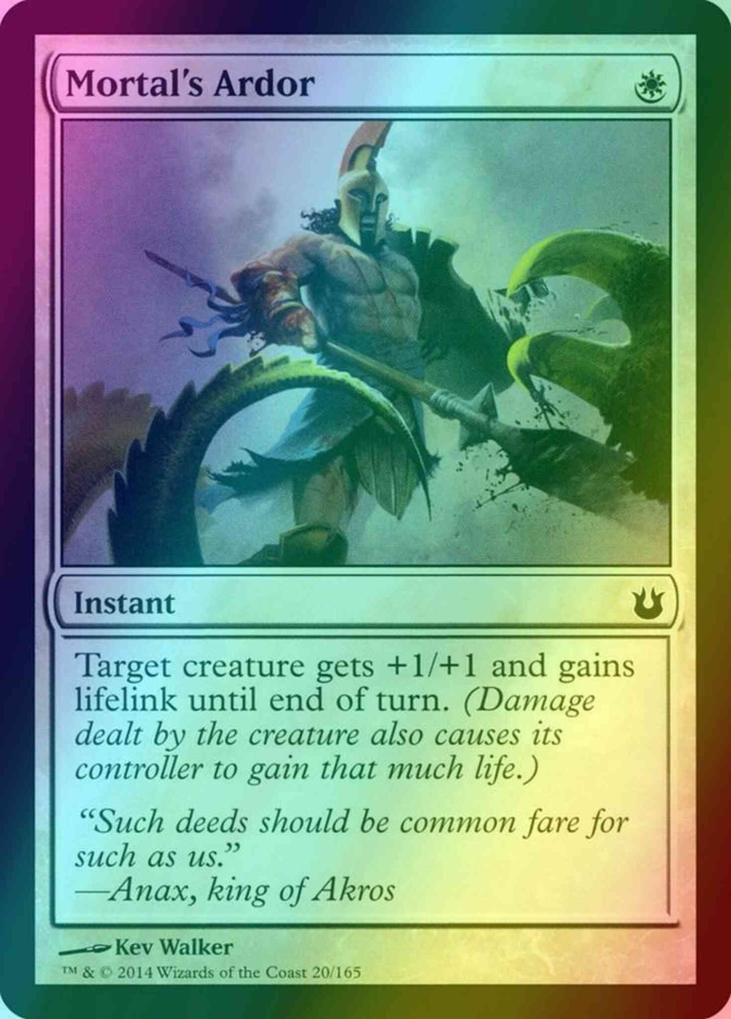 Mortal's Ardor [20] [Born of the Gods] [Foil]