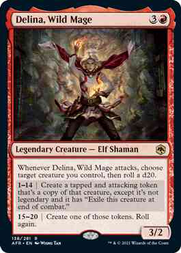 Delina, Wild Mage [138] [Adventures in the Forgotten Realms] [Non-Foil]