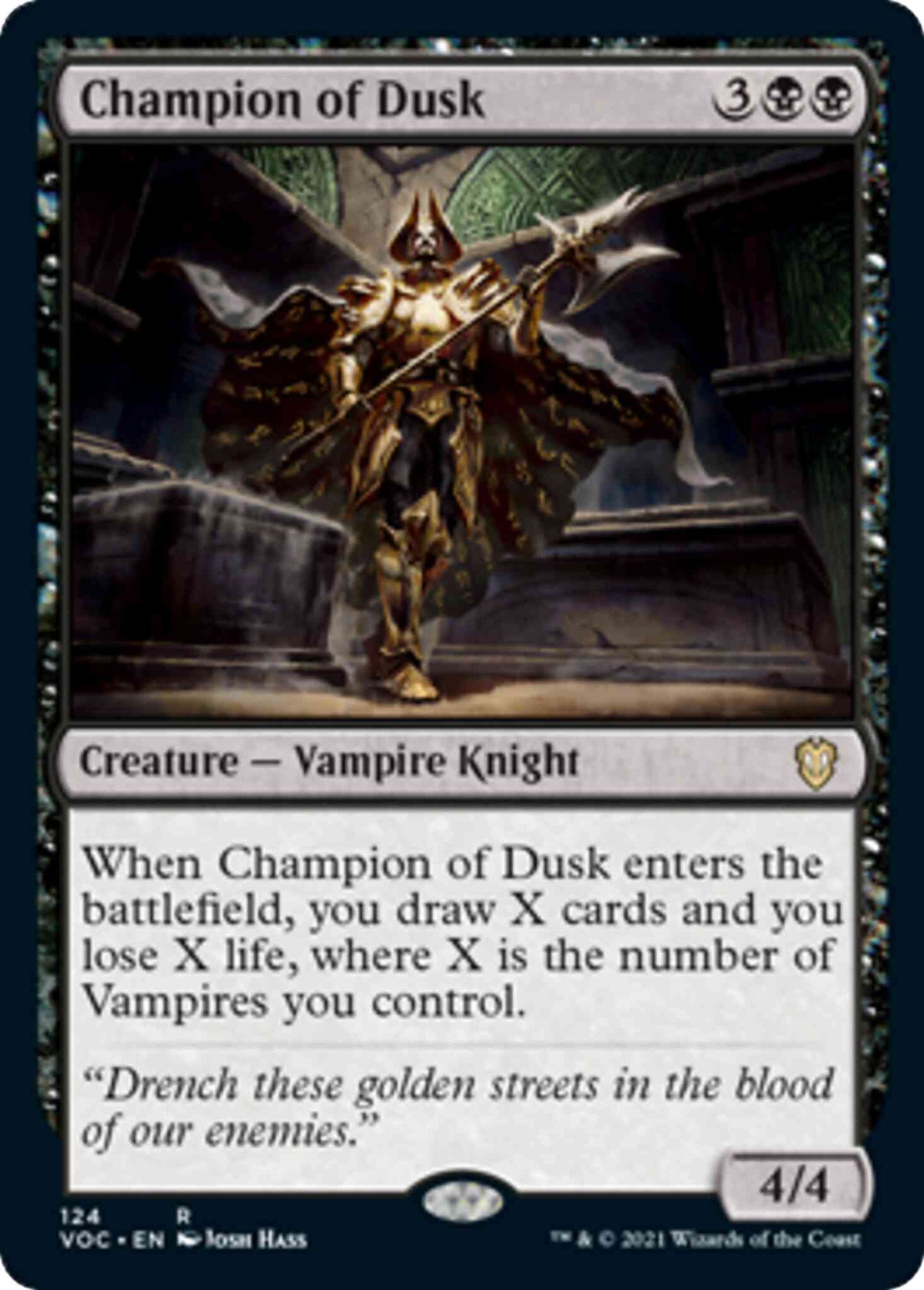 Champion of Dusk [124] [Innistrad: Crimson Vow: Commander] [Non-Foil]