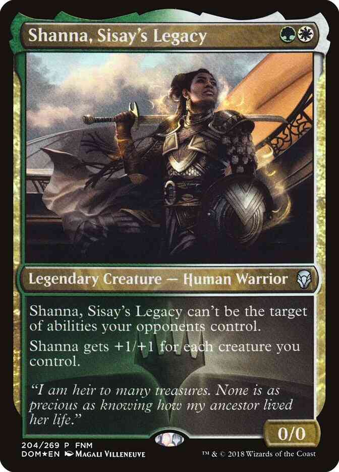 Shanna, Sisay's Legacy [204] [FNM] [Dominaria Promos] [Foil]