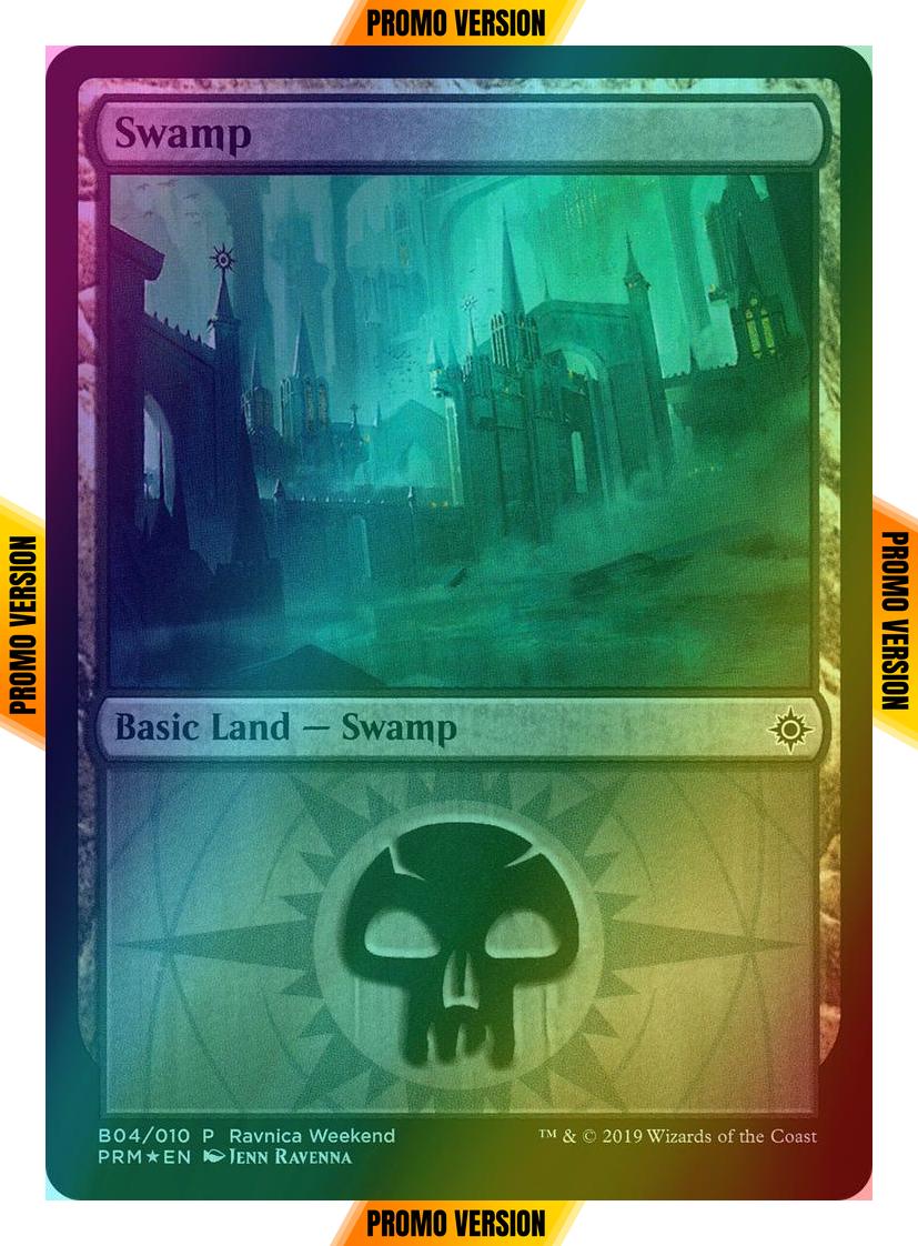 Swamp [B4] [2019] [B04] [Orzhov] [RNA Ravnica Weekend] [Foil]