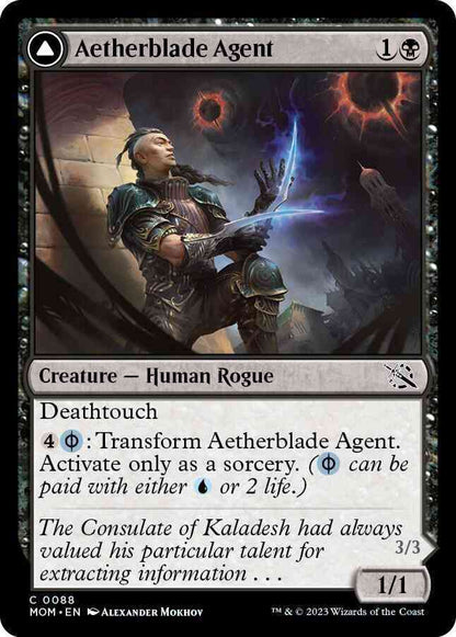 Aetherblade Agent // Gitaxian Mindstinger [88] [March of the Machine] [Non-Foil]