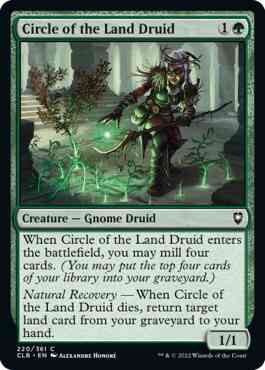 Circle of the Land Druid [220] [Commander Legends: Battle for Baldur's Gate] [Non-Foil]