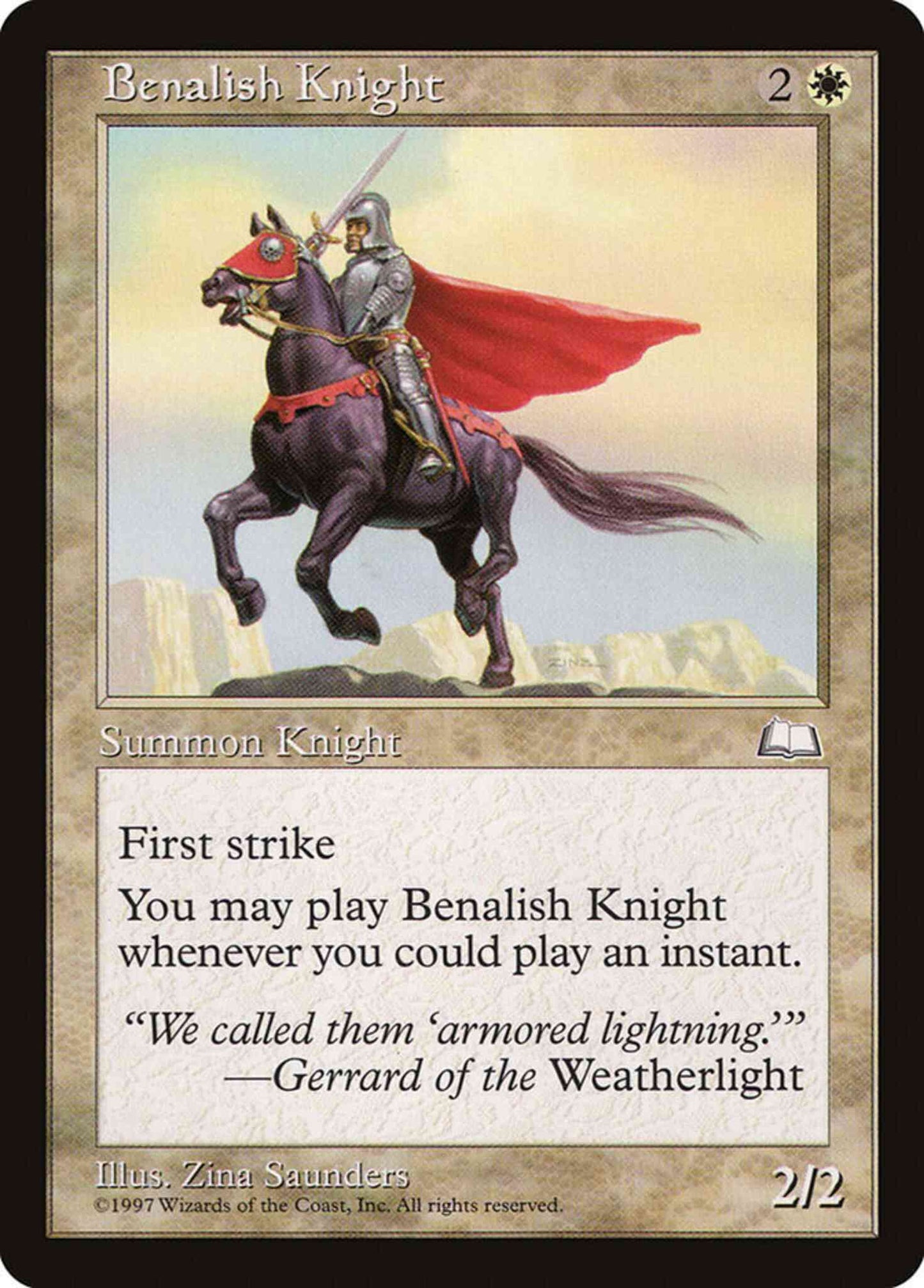 Benalish Knight [9] [Weatherlight] [Non-Foil]