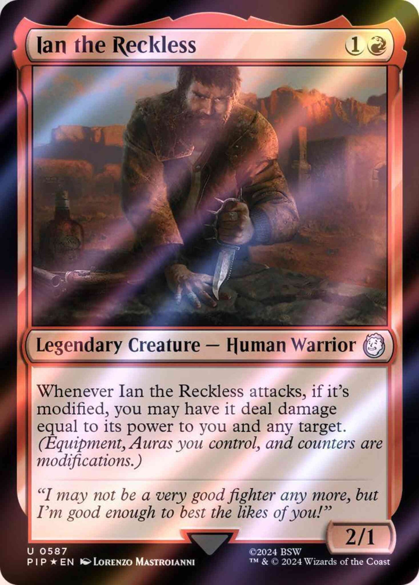 Ian the Reckless [587] [Fallout] [Surge Foil]