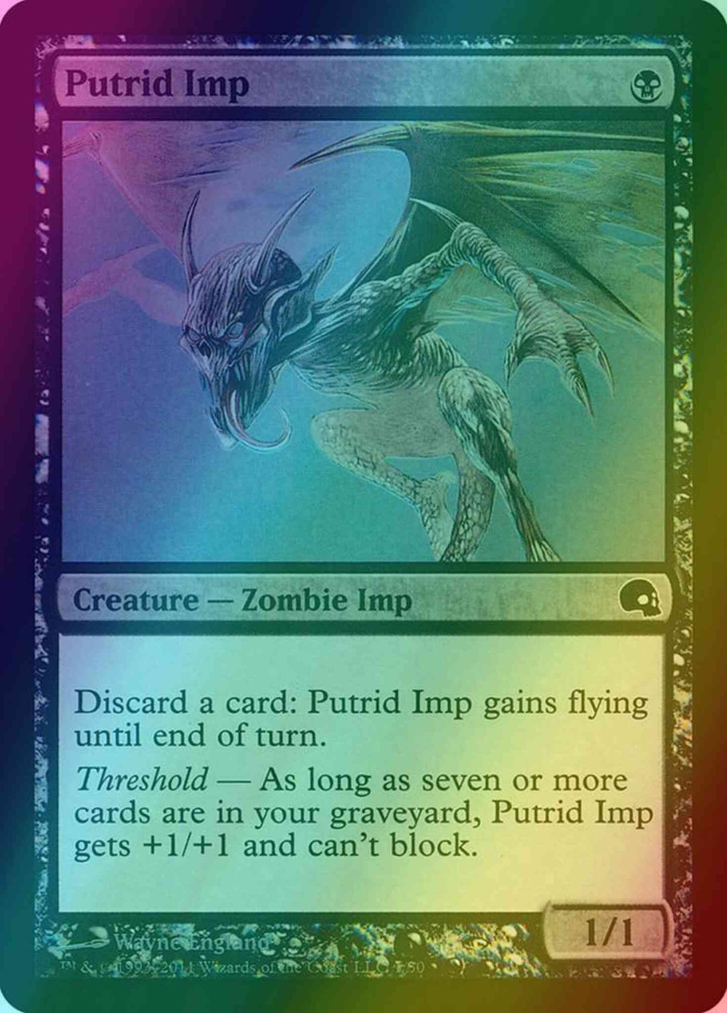 Putrid Imp [1] [Premium Deck Series: Graveborn] [Foil]