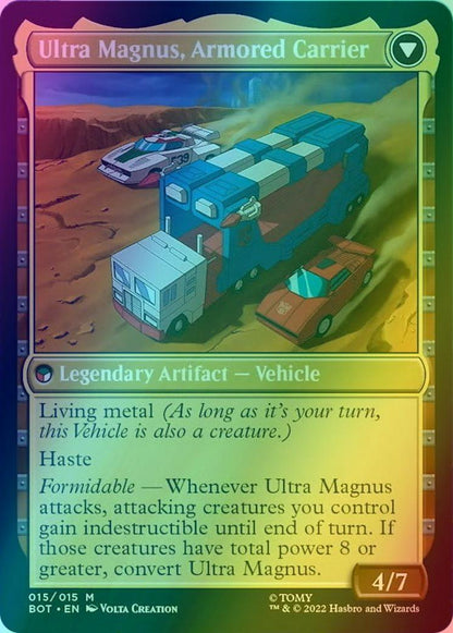 Ultra Magnus, Tactician // Ultra Magnus, Armored Carrier [15] [Universes Beyond: Transformers] [Foil]