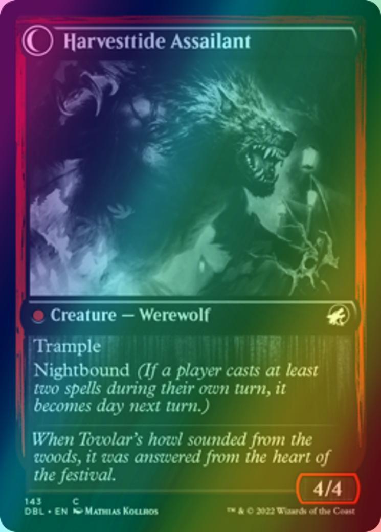 Harvesttide Infiltrator // Harvesttide Assailant [143] [Innistrad: Double Feature] [Foil]
