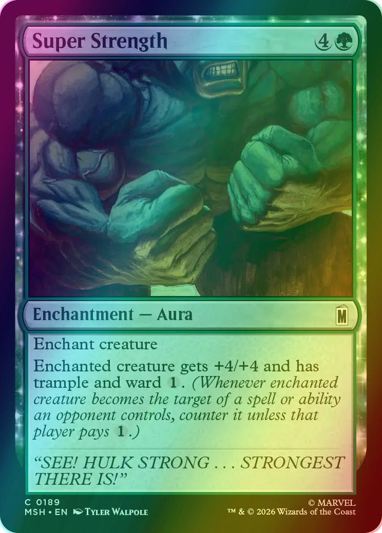 Super Strength [189] [Marvel Super Heroes] [Foil]