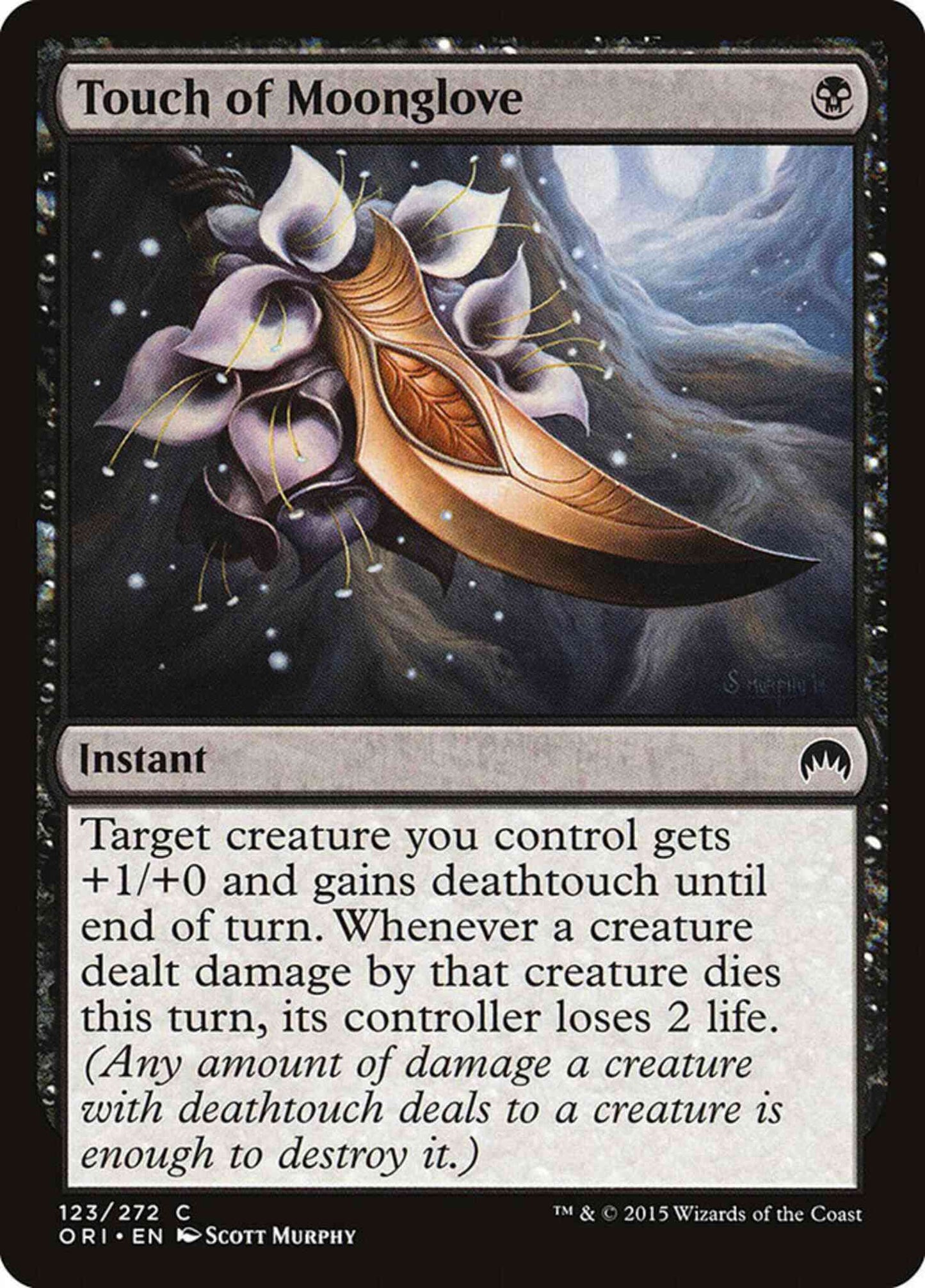 Touch of Moonglove [123] [Magic Origins] [Non-Foil]