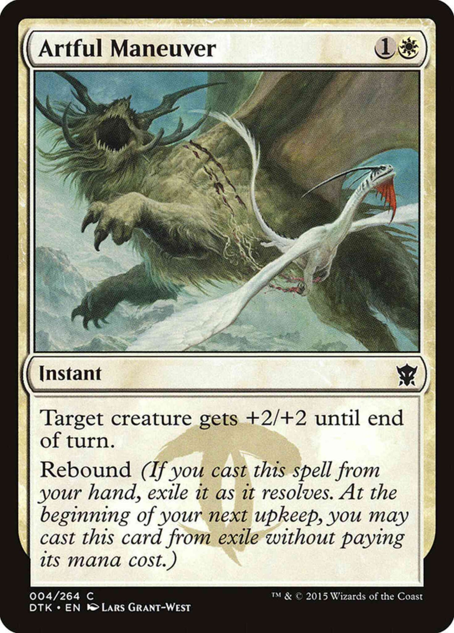 Artful Maneuver [4] [Dragons Of Tarkir] [Non-Foil]
