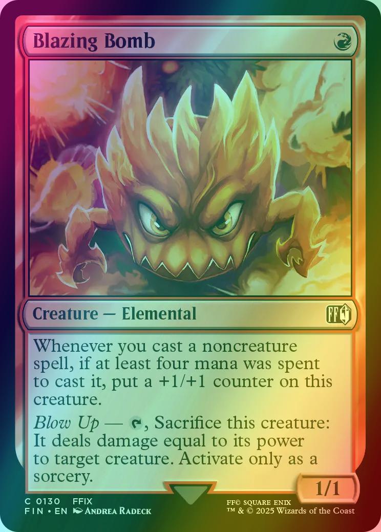 Blazing Bomb [130] [FINAL FANTASY] [Foil]