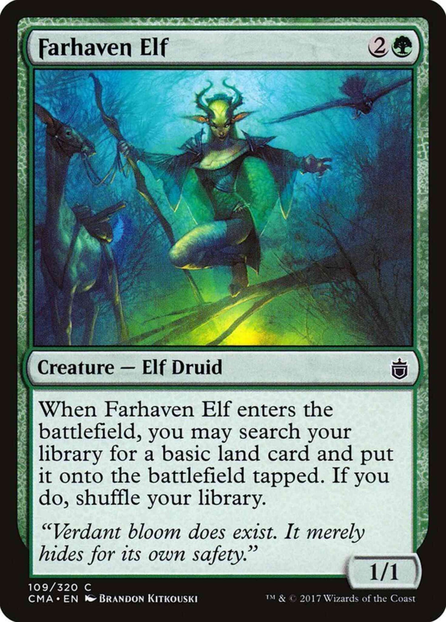 Farhaven Elf [109] [Commander Anthology] [Non-Foil]