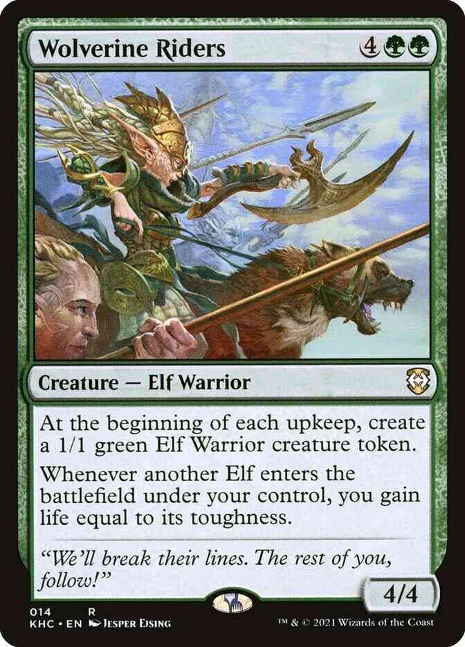 Wolverine Riders [14] [Kaldheim Commander] [Non-Foil]