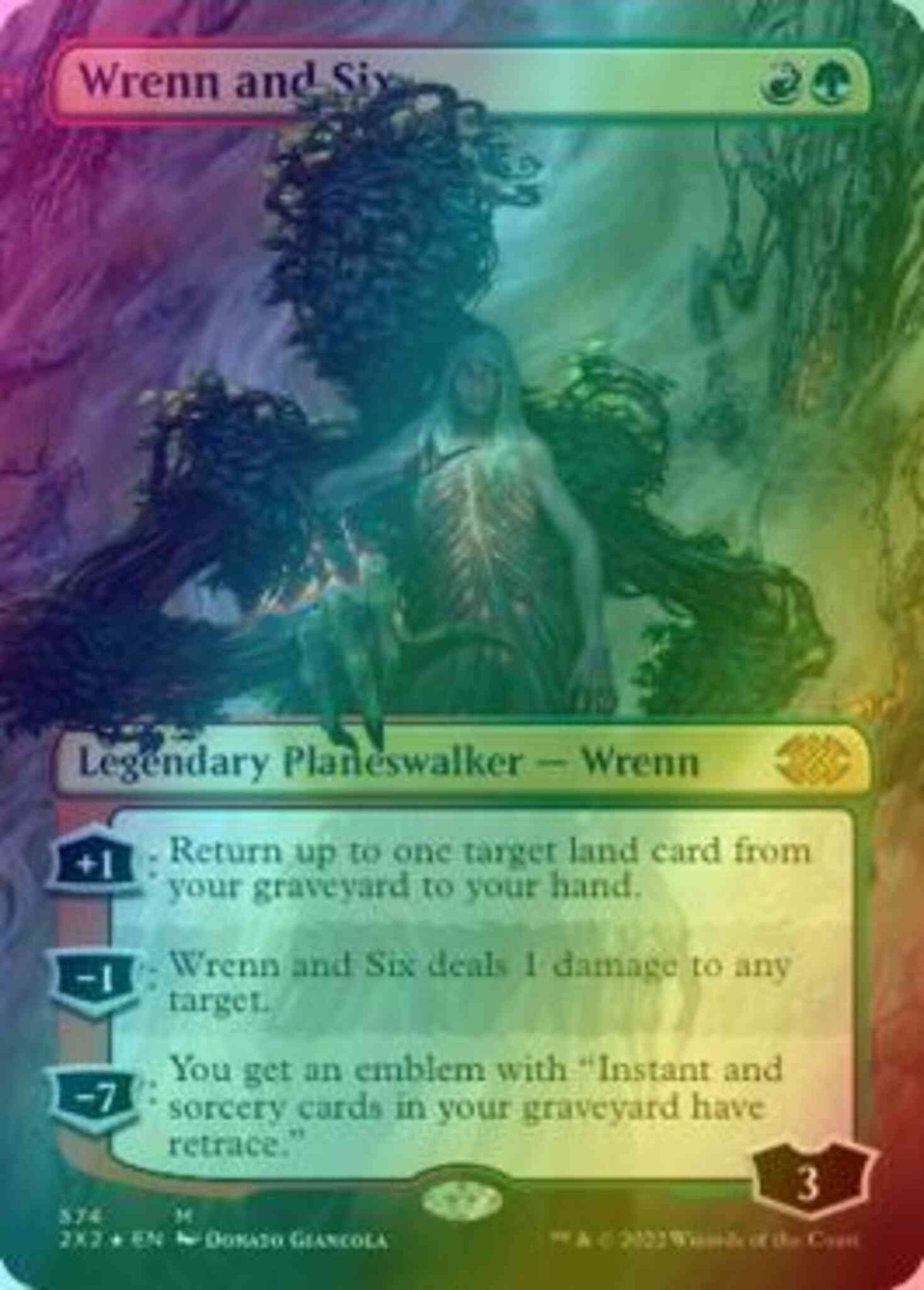 Wrenn and Six [574] [Borderless] [Double Masters 2022] [Textured Foil]