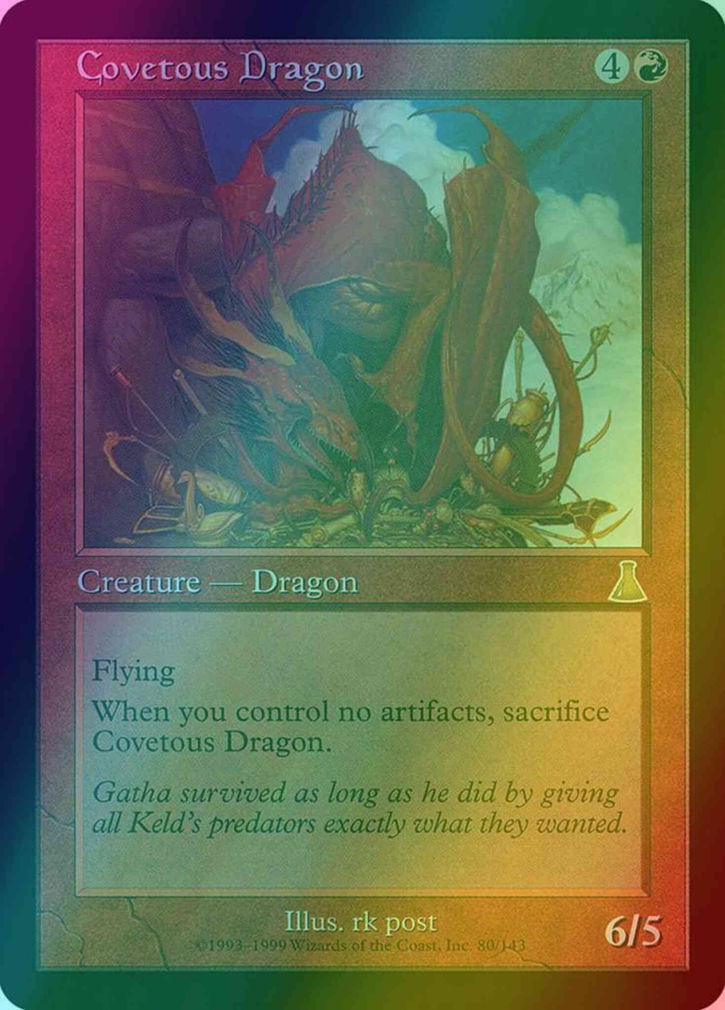 マジック：ザ・ギャザリング Covetous Dragon foil Covetous Dragon [80] [Urza's Destiny] [Foil] – Face to Face Games