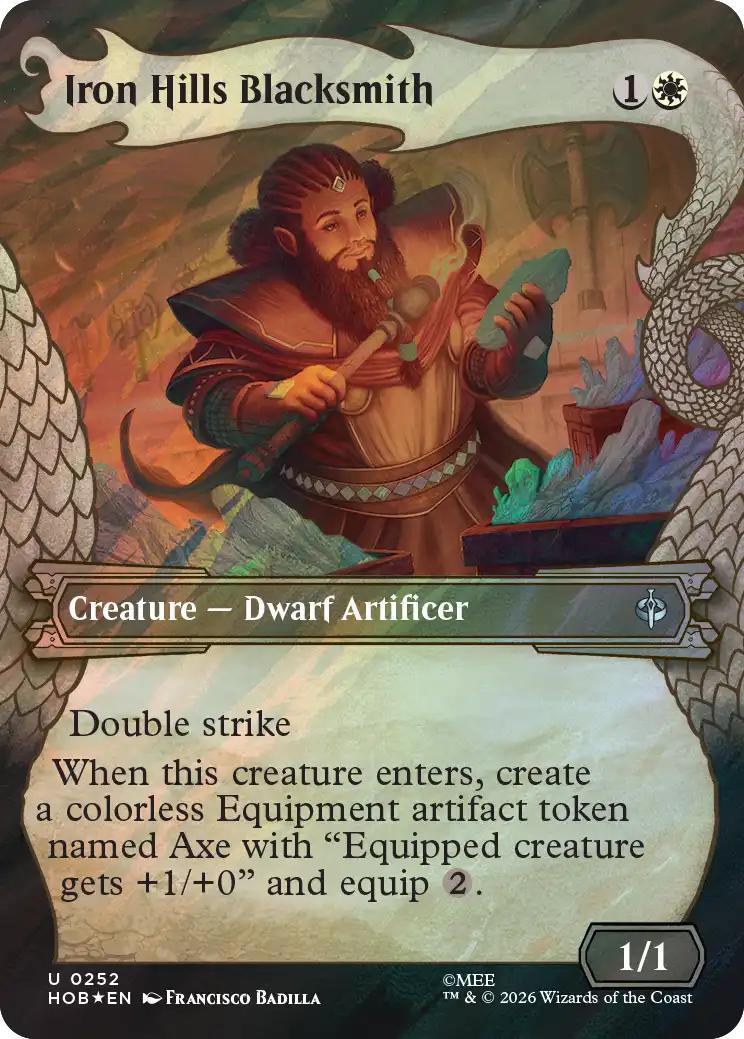 Iron Hills Blacksmith [252] [Borderless] [Dragon Hoard] [The Hobbit] [Surge Foil]