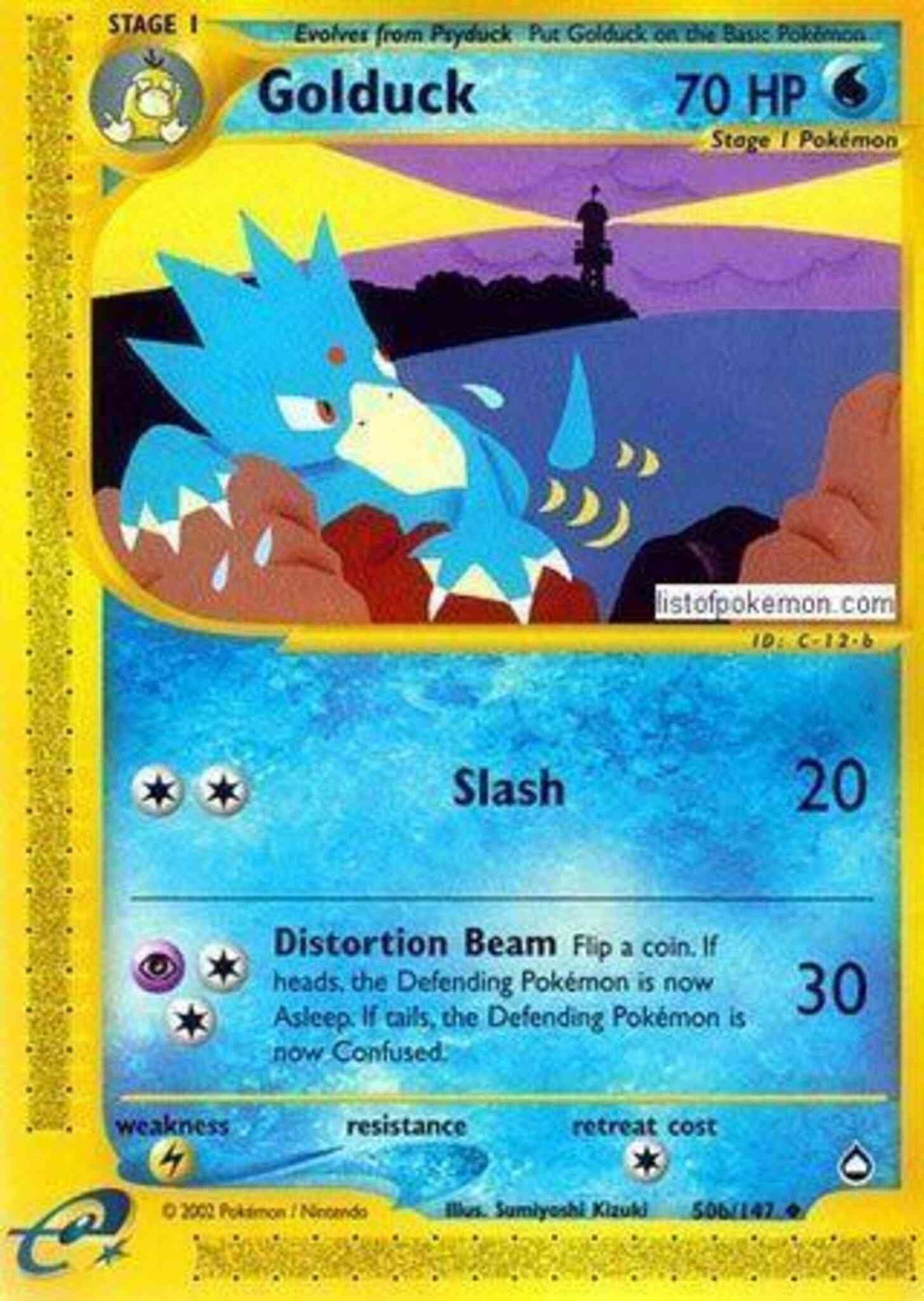 Golduck - 50b/147 - Uncommon [ecard2-50b] [Reverse Holo]
