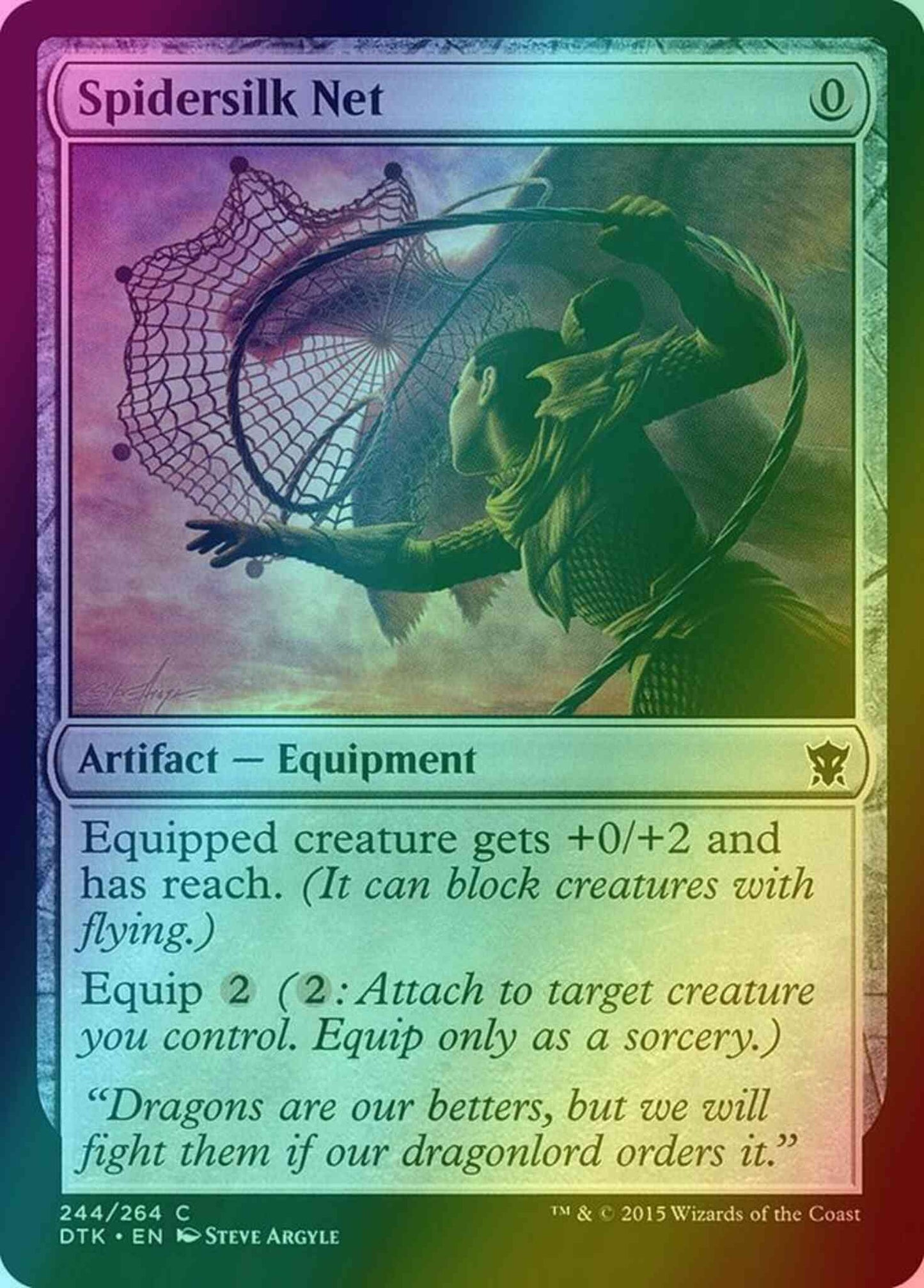 Spidersilk Net [244] [Dragons Of Tarkir] [Foil]