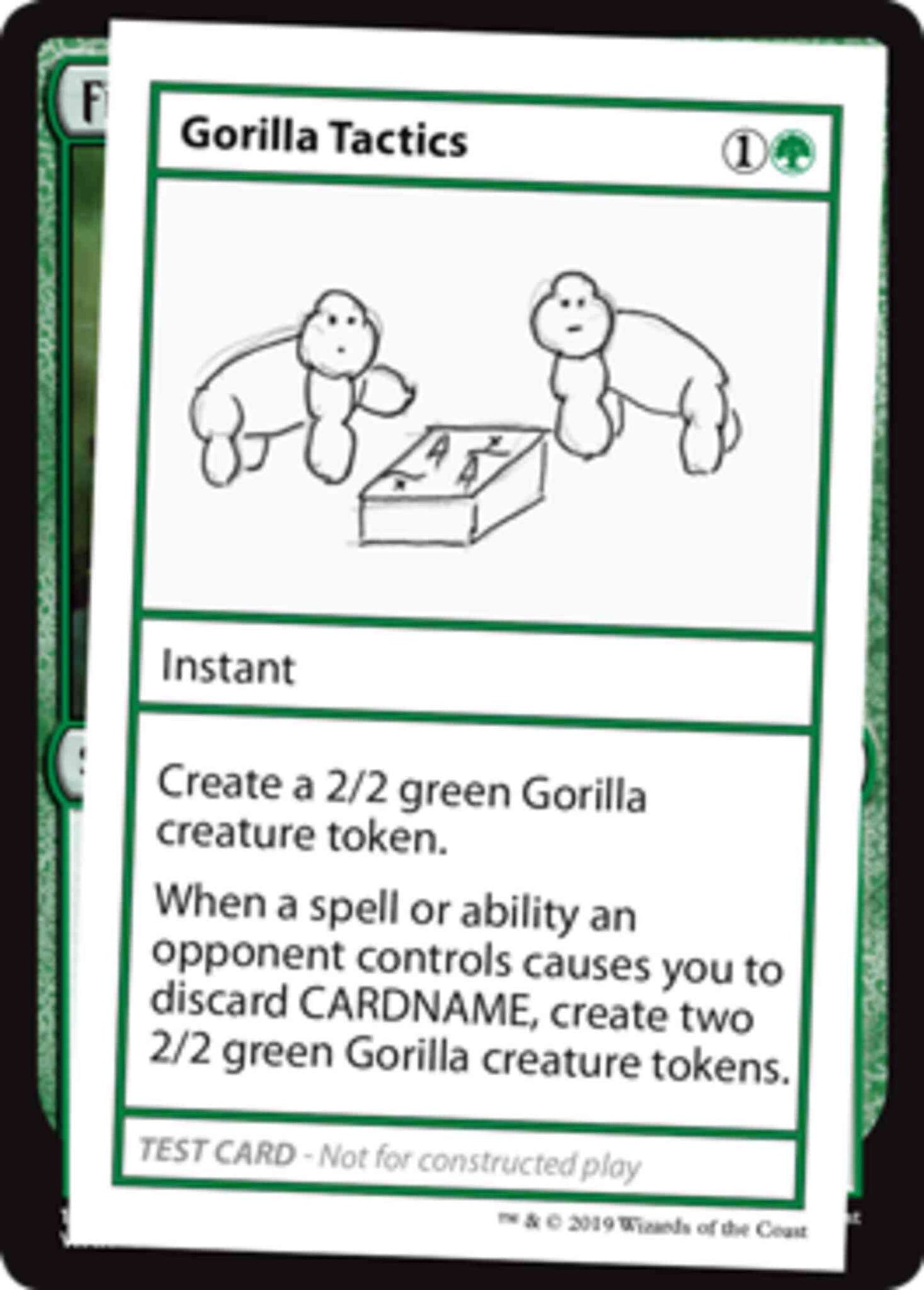 Gorilla Tactics - No Symbol [76] [Mystery Booster Playtest Cards 2021] [Non-Foil]