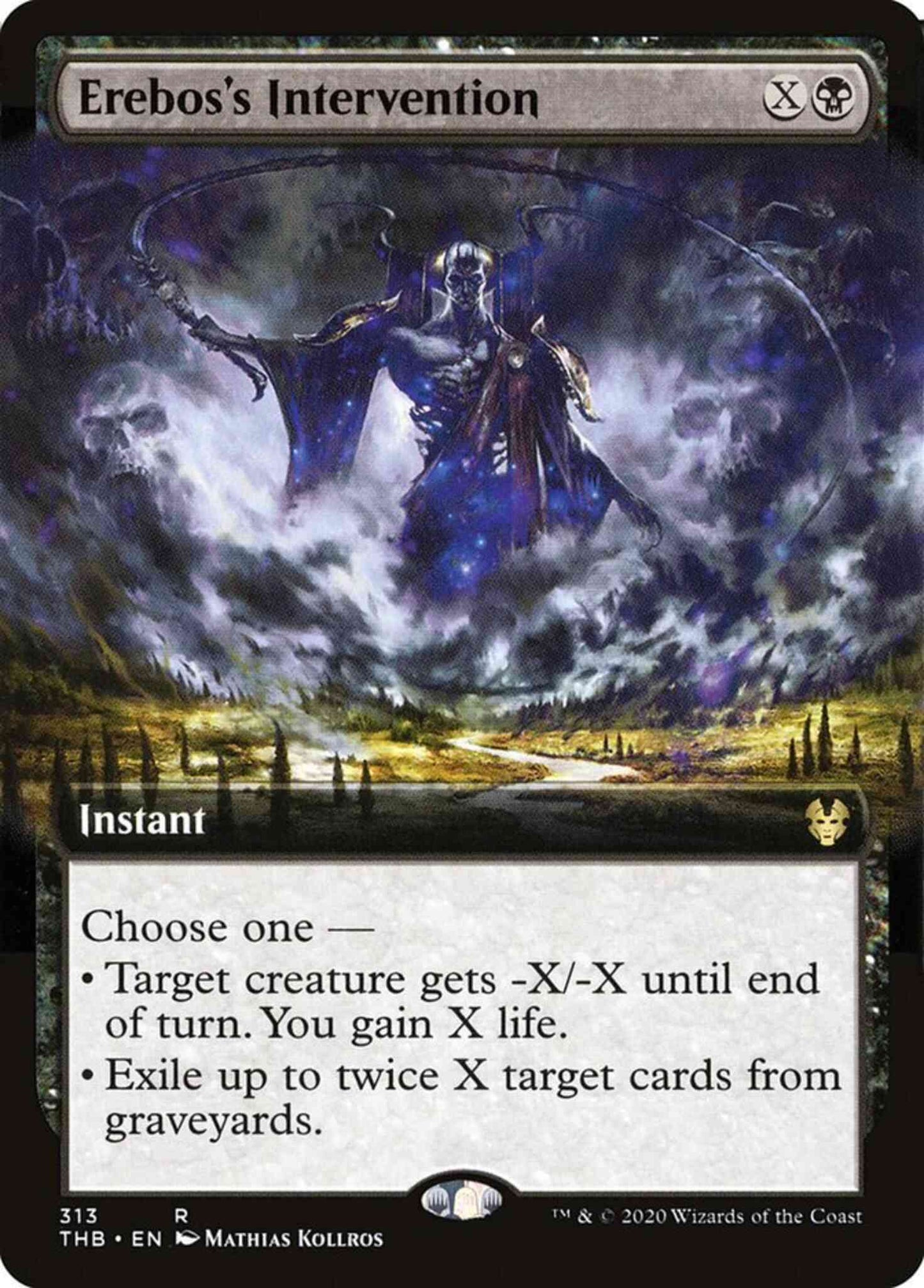 Erebos's Intervention [313] [Extended Art] [Theros Beyond Death] [Non-Foil]