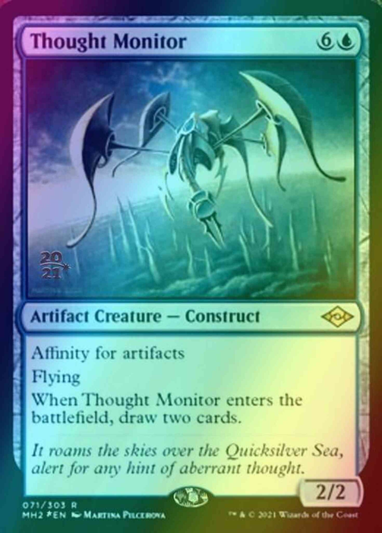 Thought Monitor [Prerelease] [71S] [Modern Horizons 2 Promos] [Foil]