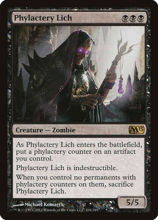 Phylactery Lich [104] [Magic 2013] [Non-Foil]