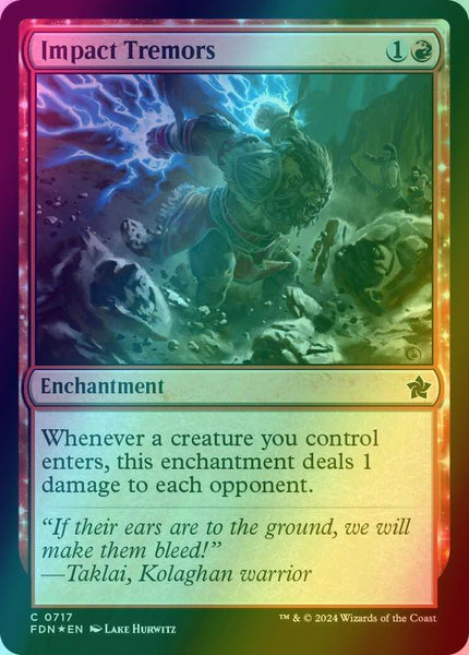 mtg cards similar to impact tremors Magic The Gathering - (140/264) Whenever a creature enters the battlefield under your control oracletag:impact-effect Scryfall Magic: The