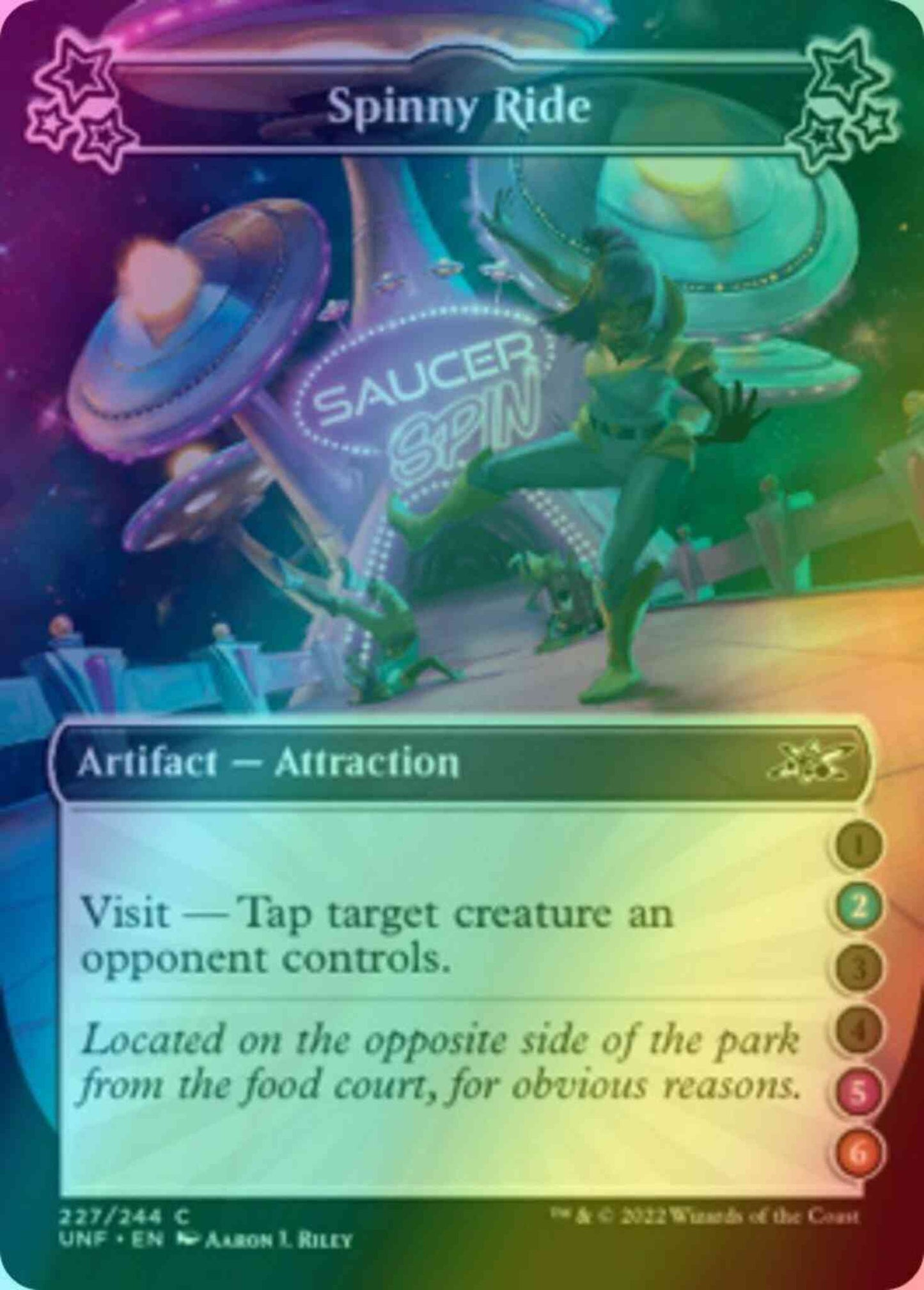 Spinny Ride (2/5/6) [227c] [Borderless] [Unfinity] [Foil]