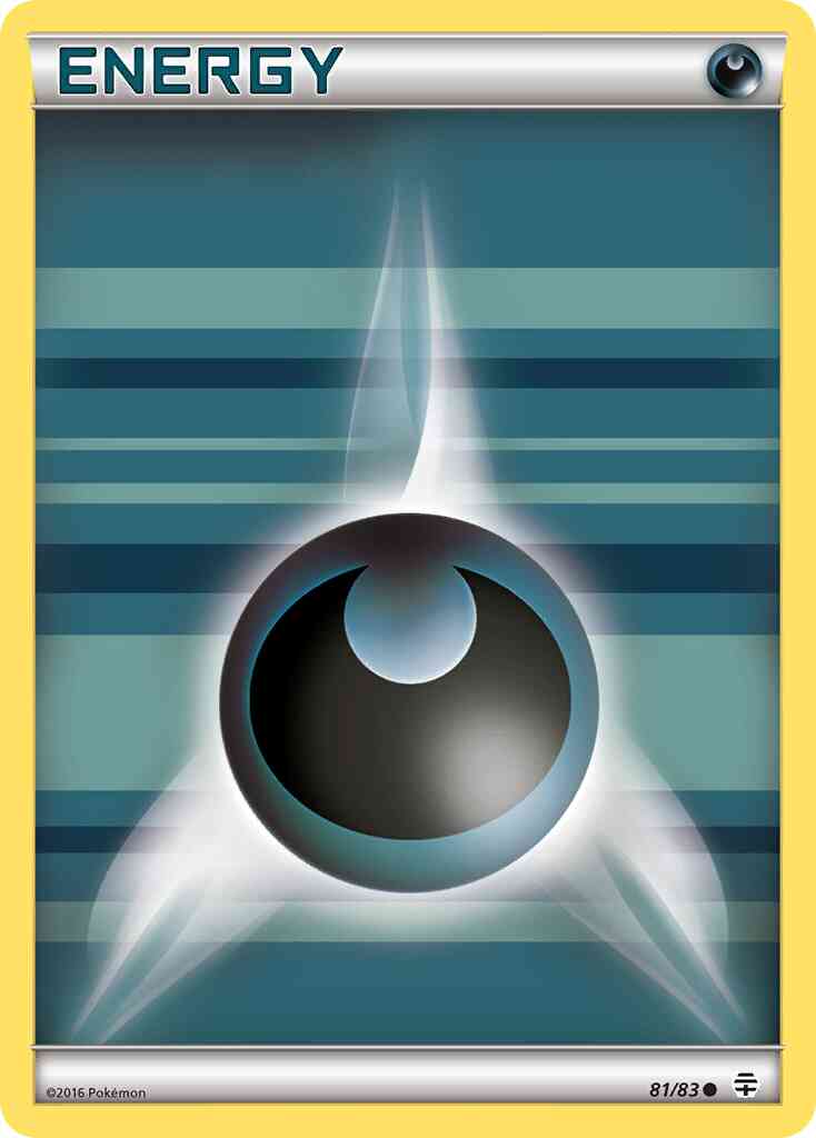 Basic Darkness Energy - 81/83 - Common [g1-81] [Non-Holo]