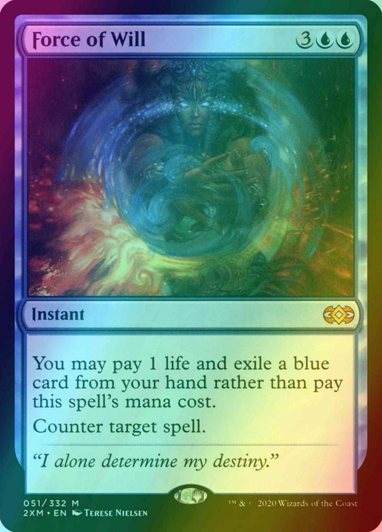 Force of Will [51] [Double Masters] [Foil]