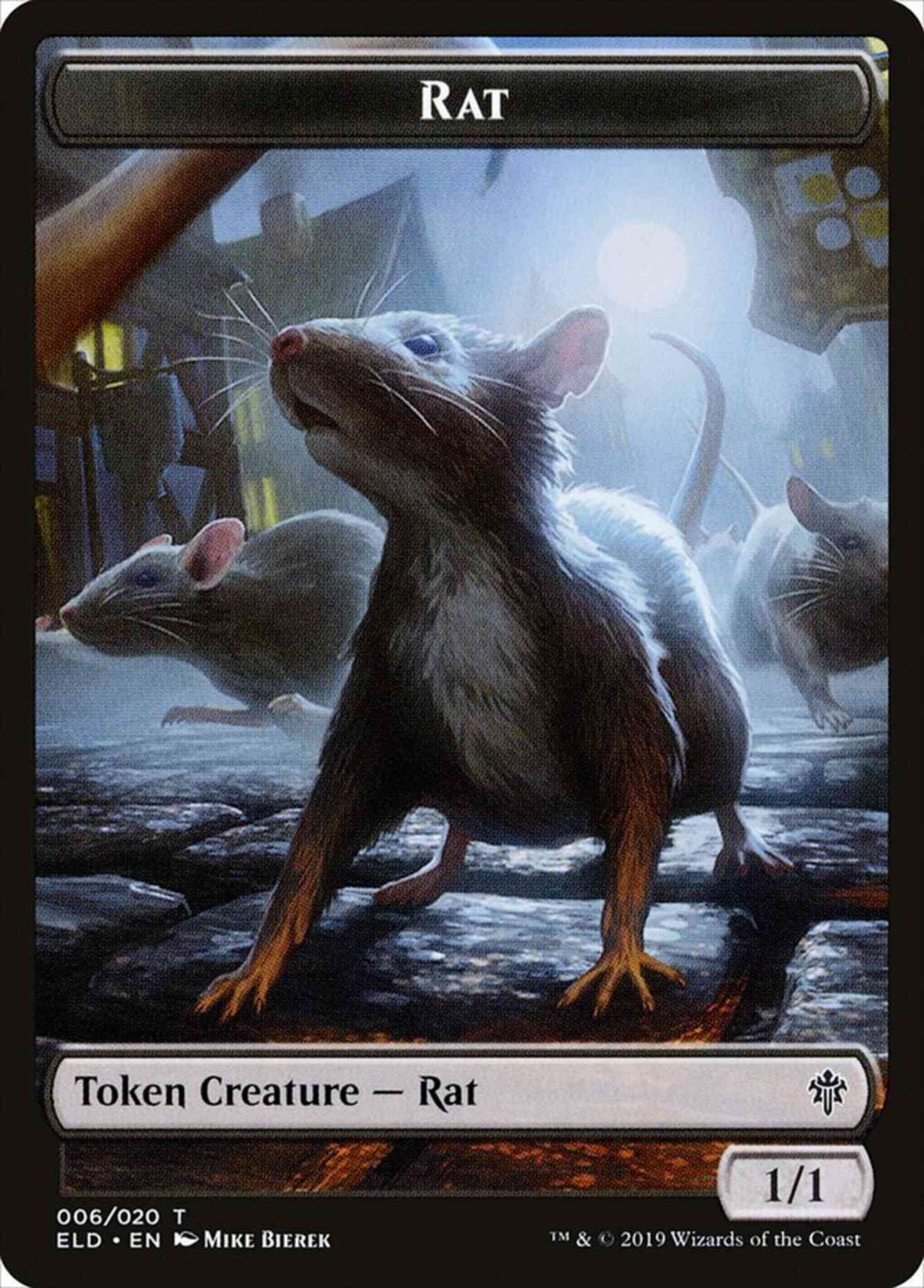Rat Token [06] [Throne of Eldraine Tokens] [Non-Foil]