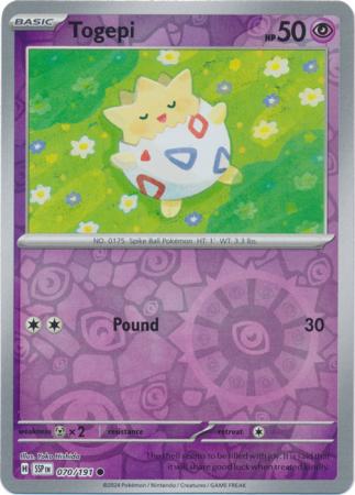 Togepi - 070/191 - Common [sv08-070] [Reverse Holo]