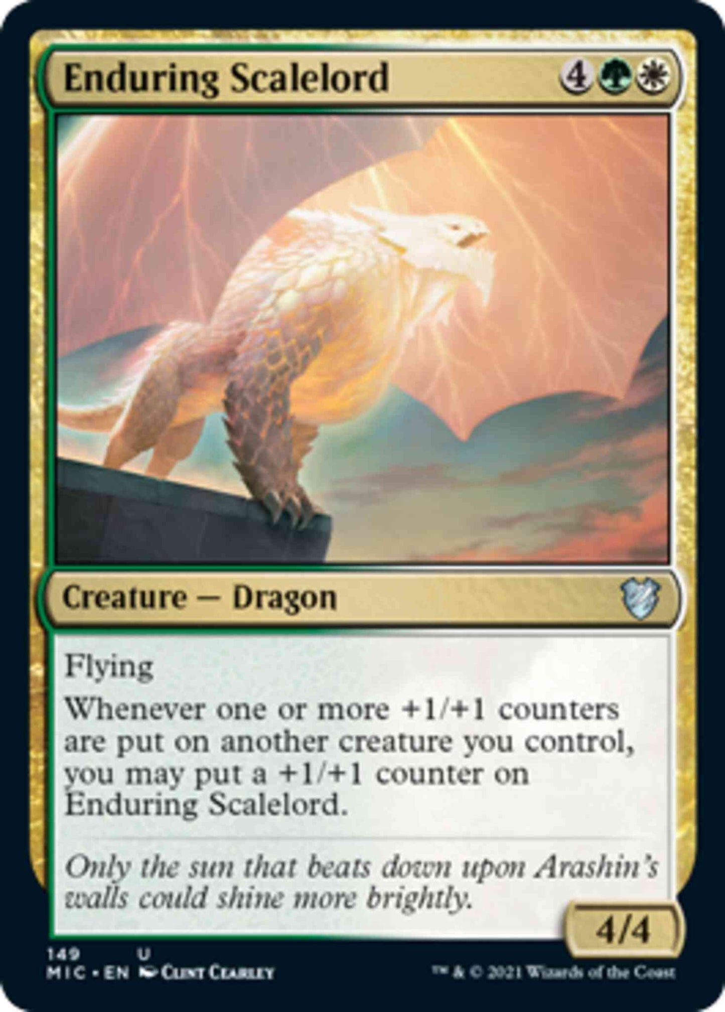 Enduring Scalelord [149] [Innistrad: Midnight Hunt: Commander] [Non-Foil]