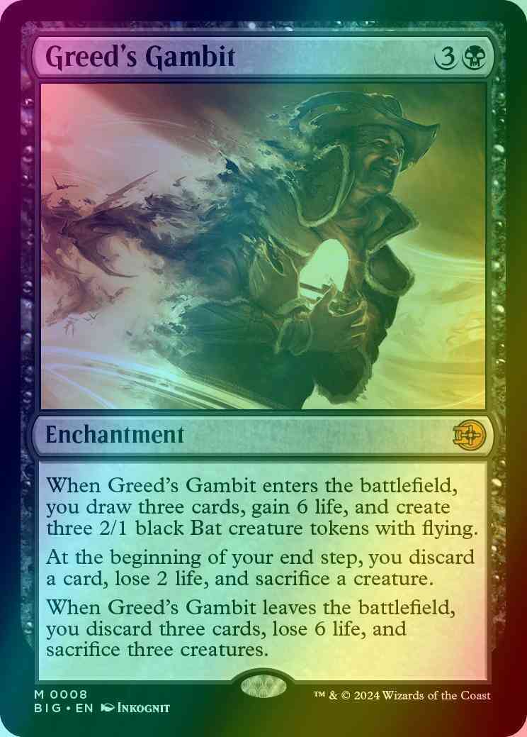 Greed's Gambit [8] [The Big Score] [Foil]